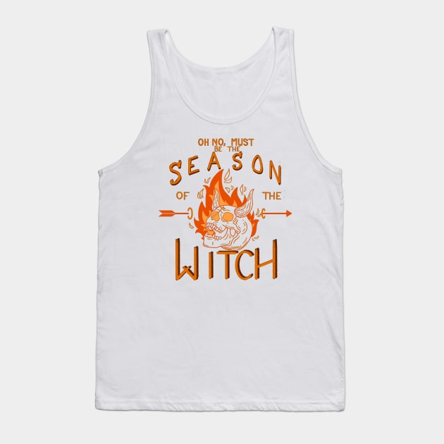 Season of The Witch (White Background) Tank Top by Wyyrmwood